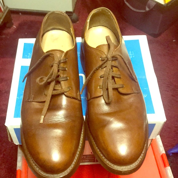 Polo Shoes-Lace Up-Brown-Size 13 - Picture 1 of 3